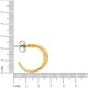 Brinco Dourado Ritmo 22mm