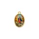 Pingente Medalha Nossa Senhora Desatadora de Nos Dourado 23mm