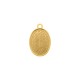 Pingente Medalha Lisa Dourado 23mm