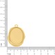 Pingente Medalha Dourado para personalizar 35mm