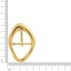 Fivela Feminina para Cinto Dourada 30mm