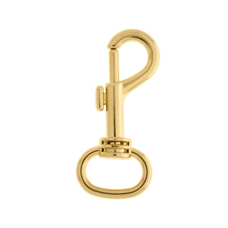 Mosquetão Dourado 60mm pra tiras de 20mm