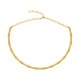 Colar Bambu Dourado 148mm
