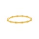 Bracelete Dourado Bambu 70mm