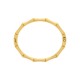 Bracelete Dourado Bambu 70mm