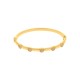 Bracelete Dourado Shine com Rosa 68mm