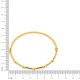 Bracelete Dourado Shine com Verde 68mm