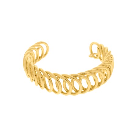 Bracelete de Mola Dourado 75mm