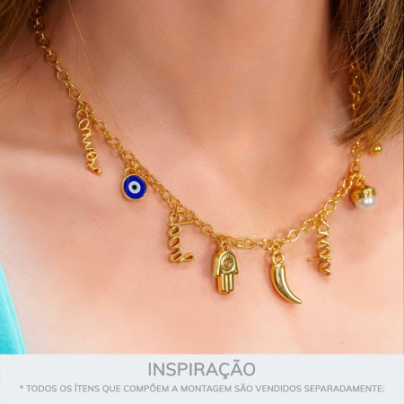 Corrente Elo Americano Dourado 4,20mm