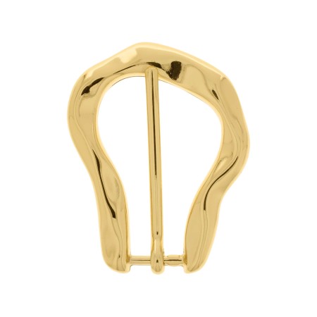 Fivela Orgânica para Cinto Feminino Dourado 16mm