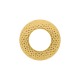 Argola Injetada Texturizada Dourado 55mm