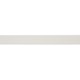 Tira Achatada de Couro Sintético Off White 10mm
