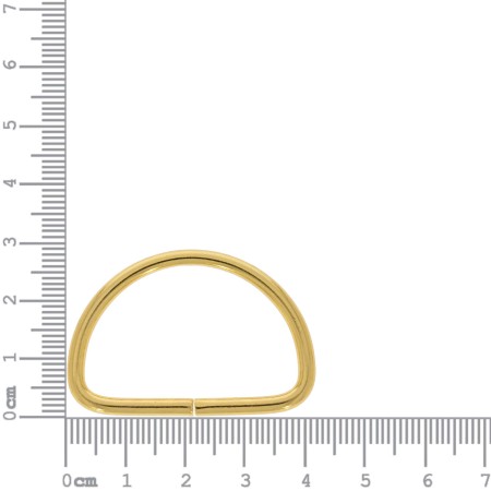 Meia Argola Ouro 36mm