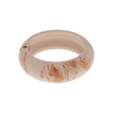 Maxi Bracelete Acrílico Marmorizado 78mm