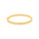 Bracelete Dourado Texturizado 67mm