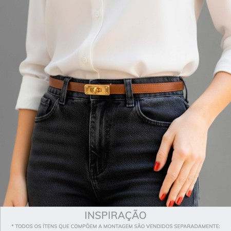 Fecho para Bolsa Dourado 43mm