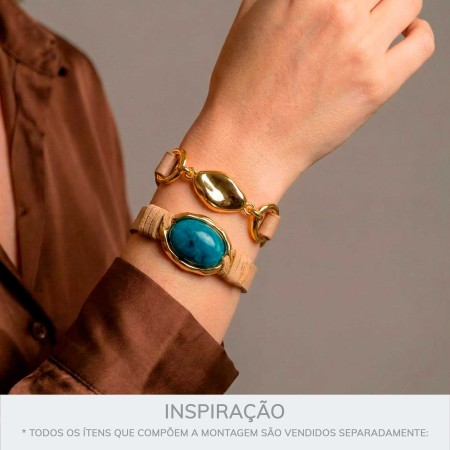 Bridão Dourado Mineral 60mm