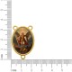 Entremeio Terço Arcanjo São Miguel Dourado 30mm