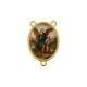 Entremeio Terço Arcanjo São Rafael Dourado 30mm