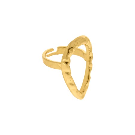 Anel Esculpido Ouro N° 19