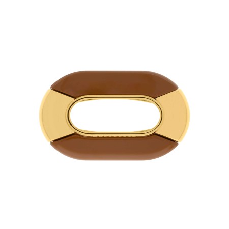 Passador Dourado com Caramelo 58mm