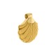Pingente Concha do Mar Dourado 29mm