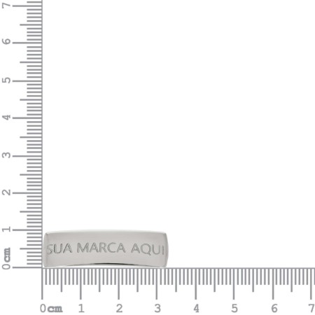 Placa Personalizada Níquel com Garra 33mm