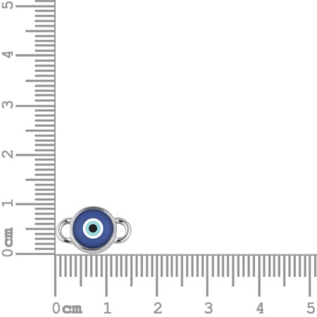 Passa Tira Olho Grego Níquel 16mm