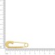 Alfinete Dourado 48mm