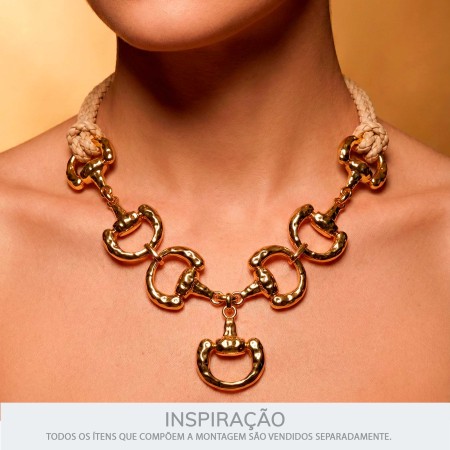 Bridão Texturizado Ouro 72mm