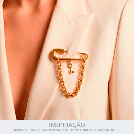 Pingente Chave Ouro 18mm