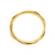 Bracelete Dourado Orgânico 70mm