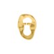 Anel Dourado Orgânico Vazado N° 21
