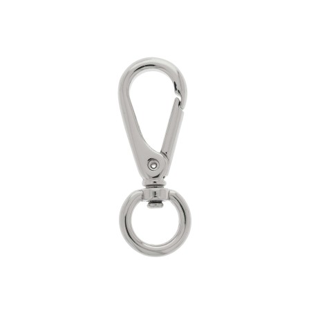 Mosquetão Níquel 50mm com abertura de 12mm