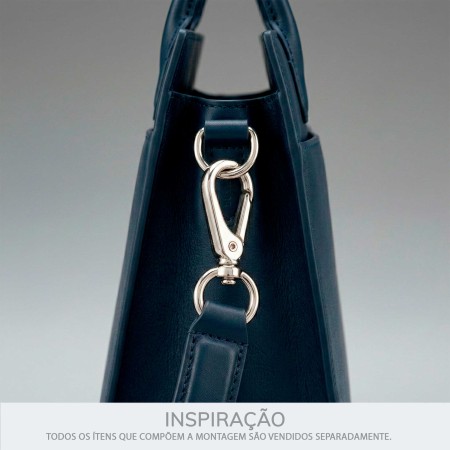 Mosquetão Níquel 50mm com abertura de 12mm