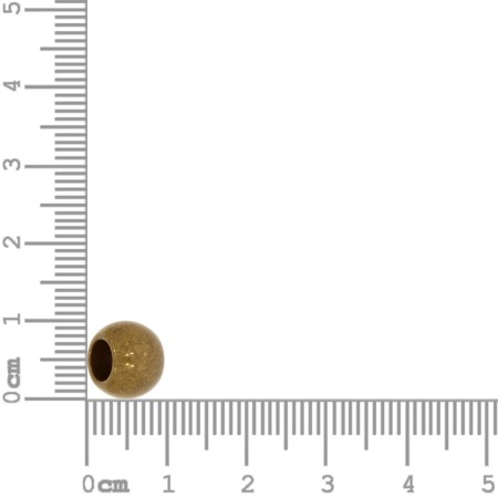 Entremeio Passador Redondo Ouro Velho 10mm