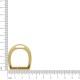 Passador Estribo Dourado 38mm
