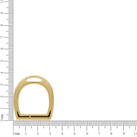 Passador Estribo Dourado 38mm