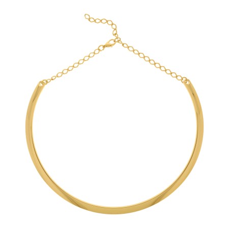 Colar Rígido Dourado 139mm