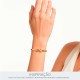 Bracelete Dourado Infinito 66mm
