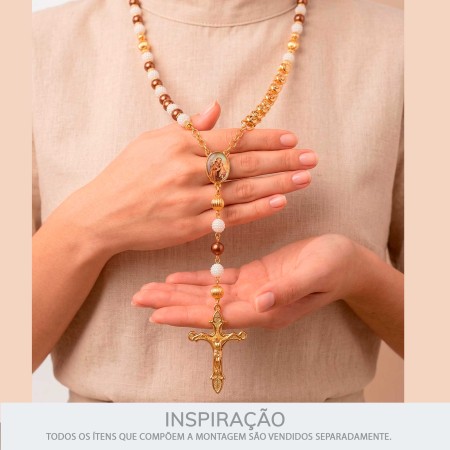 Pingente Crucifixo Ouro 50mm