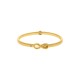 Bracelete Dourado Infinito Infantil 56mm