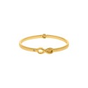 Bracelete Dourado Infinito Infantil 56mm