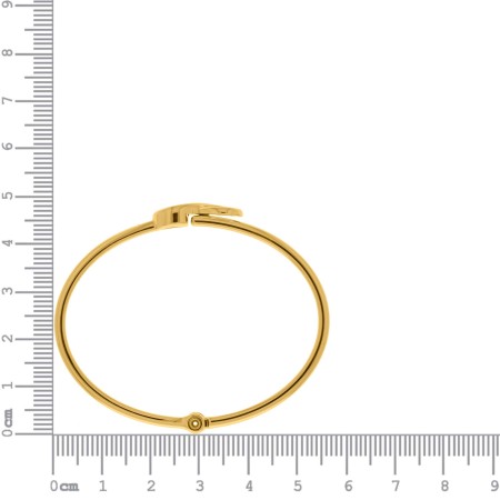 Bracelete Dourado Infinito Infantil 56mm