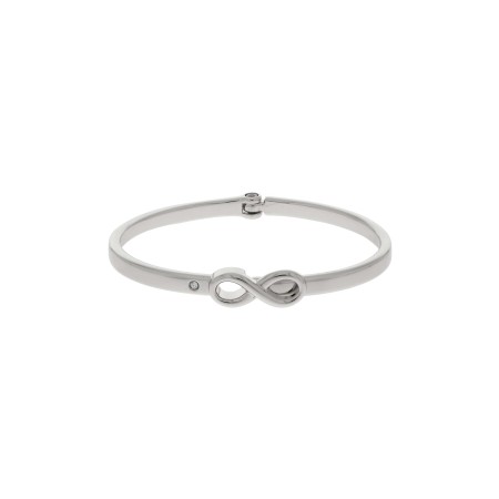 Bracelete Prateado Infinito Infantil 56mm