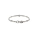Bracelete Prateado Infinito Infantil 56mm