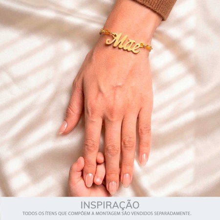 Pingente Mãe Ouro 37mm