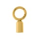 Ponteira Bolsa com Argola Articulada Ouro 58mm