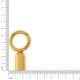 Ponteira Bolsa com Argola Articulada Ouro 58mm