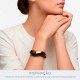 Bracelete Orgânico Dourado com Preto 70mm